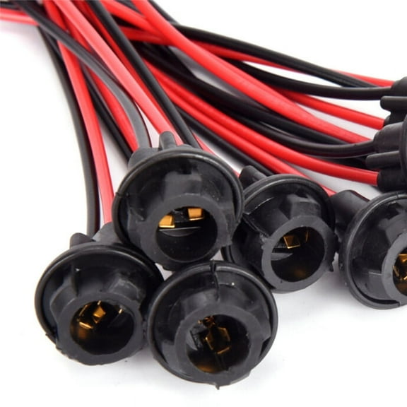T10 W5W Light Bulb Socket Holder fit Car Truck Boat Soft Rubber Connector Hot