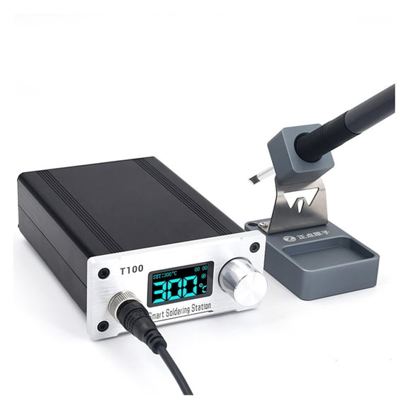 T100 Smart Soldering Station, OLED Digital T12 Welding Tool Kit