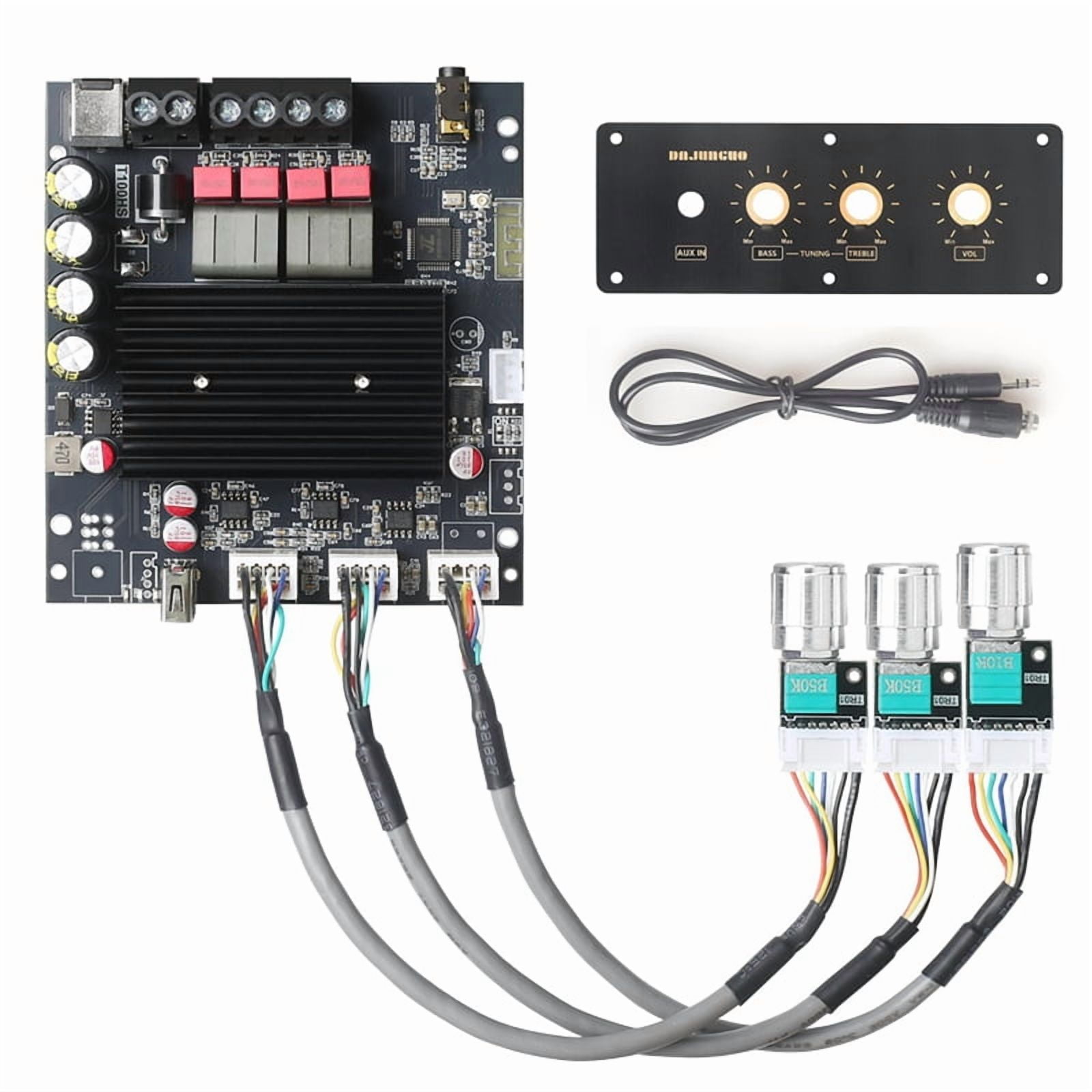 T100HS-W Power Amplifier Board Bluetooth5.2 TPA3221 Chip 2.0