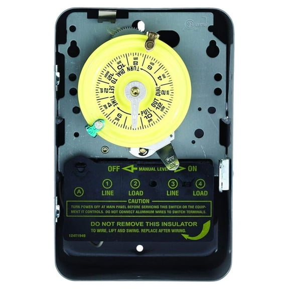 T103 Mechanical Time Switch, Gray