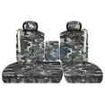thumbnail image 1 of Fits 2001-2003 Ford F-150 Camo Seat Covers 40/60 Bench Opening Console,2 HR,Int Seat Belts:Gray, 1 of 5