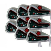 T11 Power Back XL Big & Tall +2" Over Mens Standard Length Iron Set 4-SW Golf Clubs Right Handed Regular Flex Steel Shafts with Jumbo Black Pro Velvet Grip