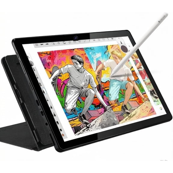 T11 Pro Standalone Drawing Tablet with Screen,10.1 inch FHD Display,No Computer Needed,Octa-Core CPU,Pre-Installed Drawing Apps & Tutorials,More Bonus Items for Beginners, Artists, Students