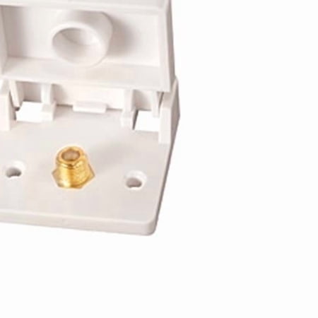 T111 Weatherproof Tv Jack, White