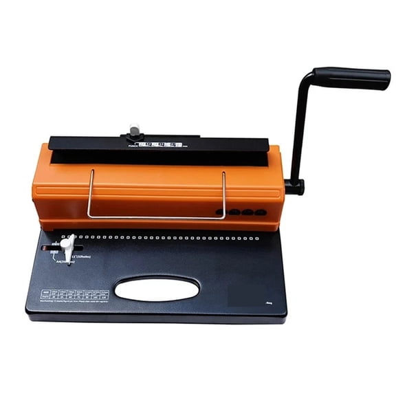 T118 Coil Binding Machine Square Hole Office Text Picture Book Tender Document Wall Calendar A4 Punch Binding Machine ,High Compatibility
