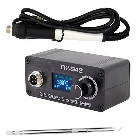 T12-942 Soldering Station OLED Display, Digital DC Version, Portable Desk-Top Tool