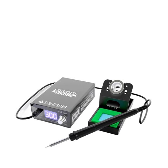 T12 Digital Soldering Station, Adjustable Temp Indoor-Heated Welding Iron Tool