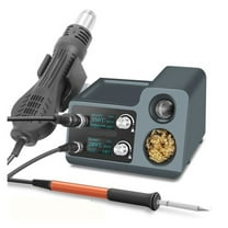 T12 Hot Air Gun Soldering Station OLED Digital Display Portable BGA 72W Rework Solder Station Repair Tools ,High Temperature Resistant