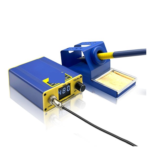 T12 Pro Soldering Station, 75W Digital Anti-static ESD Safe Iron Kit ,Repair Gear
