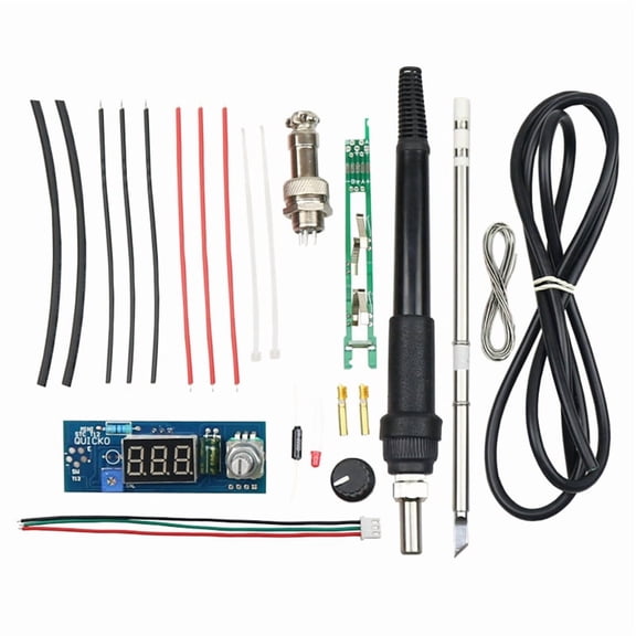 -T12 Solder Iron DIY Kits/Unit Digital Soldering Iron Station Temperature Controller Kits / -LED-T12 DIY Sets A