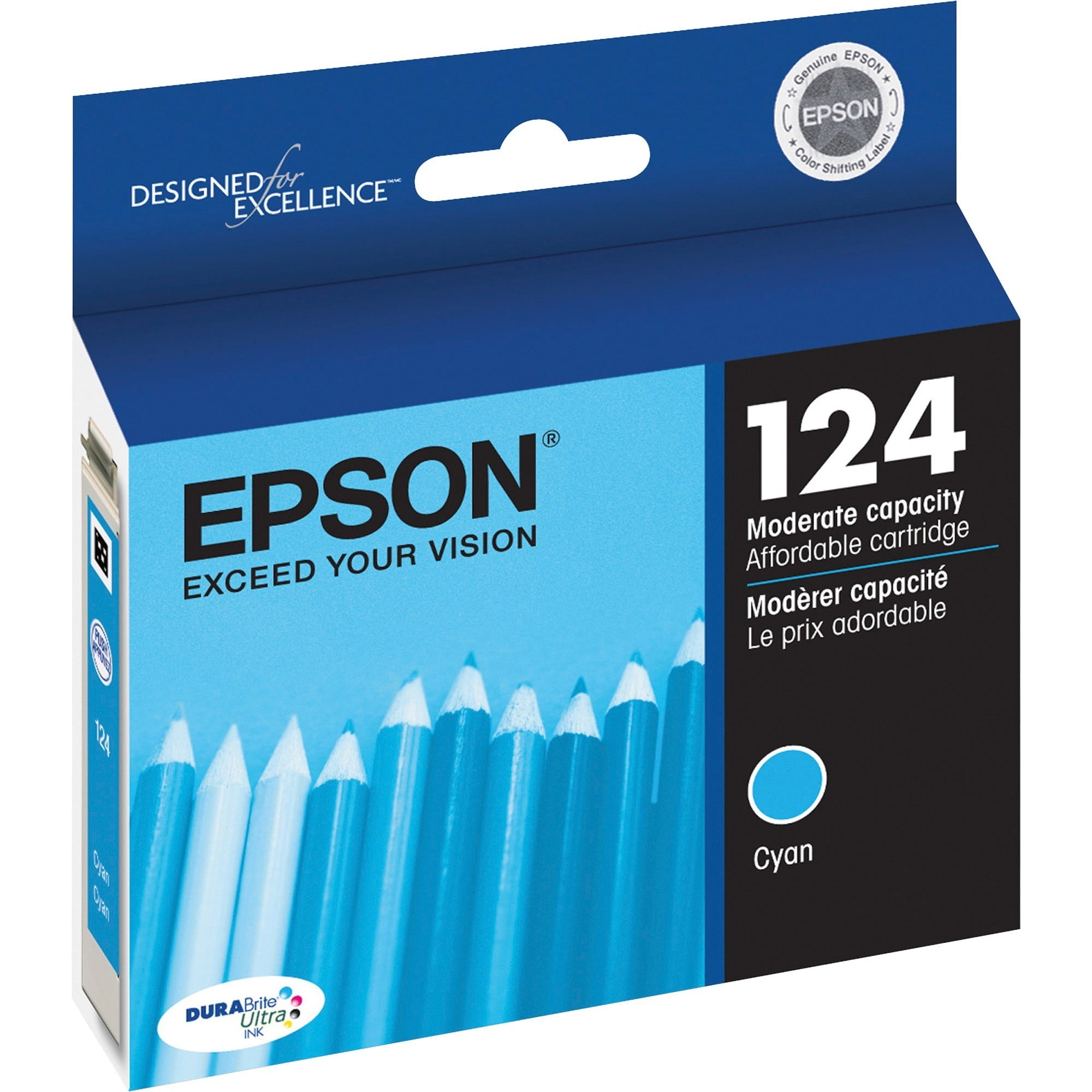 EPSON 124 DURABrite Ultra Ink Standard Capacity Black Cartridge