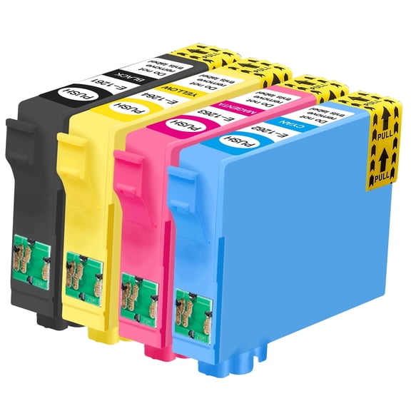 T126 Ink Cartridges Replacement for Epson Workforce 60 435 520 545 630 633 635 645 840 845 WF3520 3530 3540 7010 7510 7520 NX430 NX330 Printer (4 Pack)