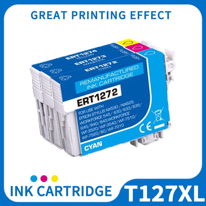 T127 Ink Cartridge used for Epson WF3540 WF3520 WorkForce 845 645 630