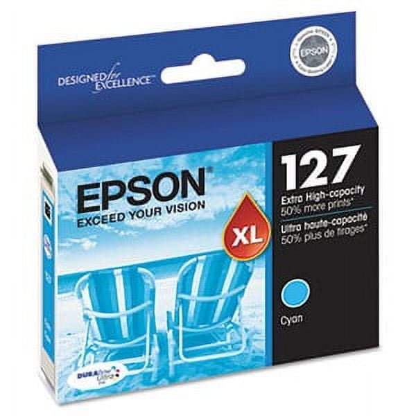 T127220-S (127) DURABrite Ultra Extra High-Yield Ink, Cyan T127220-S (127) DURABrite Ultra Extra High-Yield Ink, Cyan