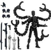 T13 3D Action Figure Assembly Completed , T 13 Dummy 13 3D Printed Octopus Doctor DIY Movable Joint Model, Articulated Design with Weapons for Desk Decor Figures, Perfect for Display And Gift