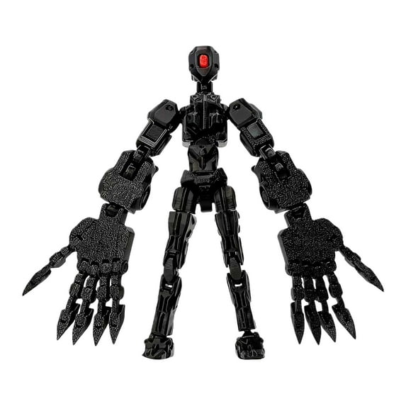 T13 3D Action Figure Set (Assembly Completed), 3D Printed Multi-Jointed, Titan 13 Action Figures, Multi-Articular Lucky Mobile Robot Nova T-13,Desktop Decorations for Game Lovers Toys