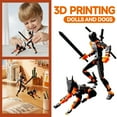 thumbnail image 1 of T13 3d Action Figure, 3d Printed Multi-Jointed, Titan 13 Action Figures, T 13 Lucky Robo Dummy Nova 13 Action Figures-High Quality,Creative Assembly And Decompression Toys black, 1 of 7