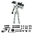 thumbnail image 1 of T13 3d Action Figure Set, 3d Printed Multi-Jointed, Titan 13 Action Figures, Desktop Decorations for Game Lovers Toys,Creative Assembly And Decompression Toys Clear, 1 of 3
