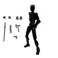 thumbnail image 1 of T13 Action Figure - 13 Action Figure - 3D Robot Figure - N13 Action Figure - Dummy 13 Action Figure - 3D Printed Action Figure Dummy 13 - Lucky 13 Action Figure - Assembly Required, Black, 1 of 8