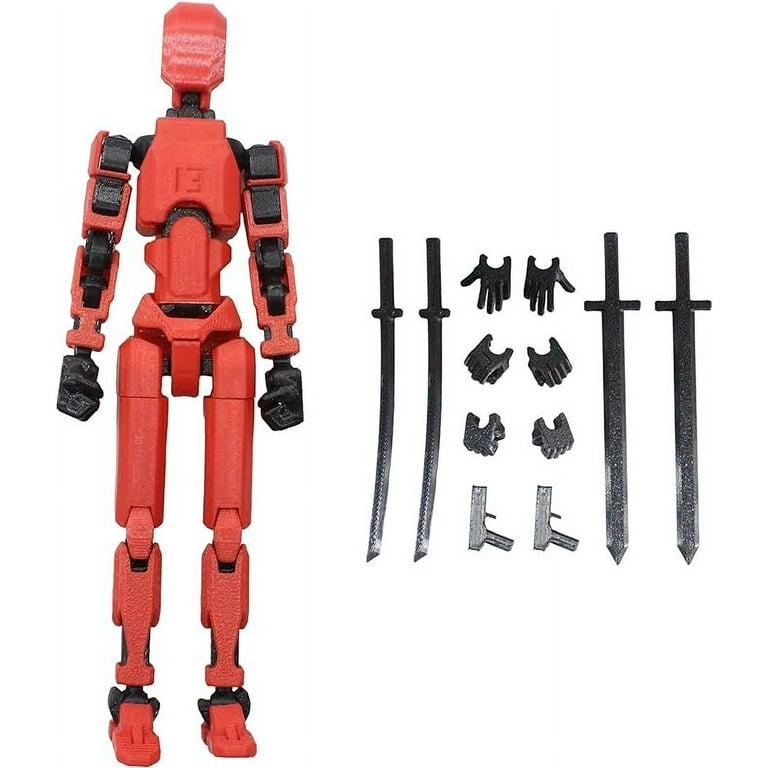 T13 Action Figure,3D Printed Multi-Jointed Movable,N13 Action