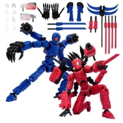 T13 Action Figure Assembled, T13 Action Figure 3D Printed Multi-Jointed Toys, 3D Printed Multi-Jointed, Titan 13 Action Figures, for Collectors Desktop Decorations