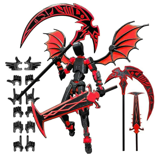 T13 Action Figure(Assembly Completed) 13 Robot Action Figure 3D Printed