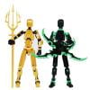 T13 Action Figure Assembly Completed 3D Printed Dummy 13 Action Figure for Collectors Articulated Action Figure Set with Weapons, Highly Detailed and Poseable, Perfect for Collectors and Enthusiasts