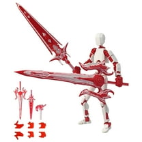 T13 Action Figure Assembly Completed, 7 Inch 3D Printed Multi-Jointed, Titan 13 Action Figures, for Collectors Desktop Decorations T13 Movability 3D Printed Toys