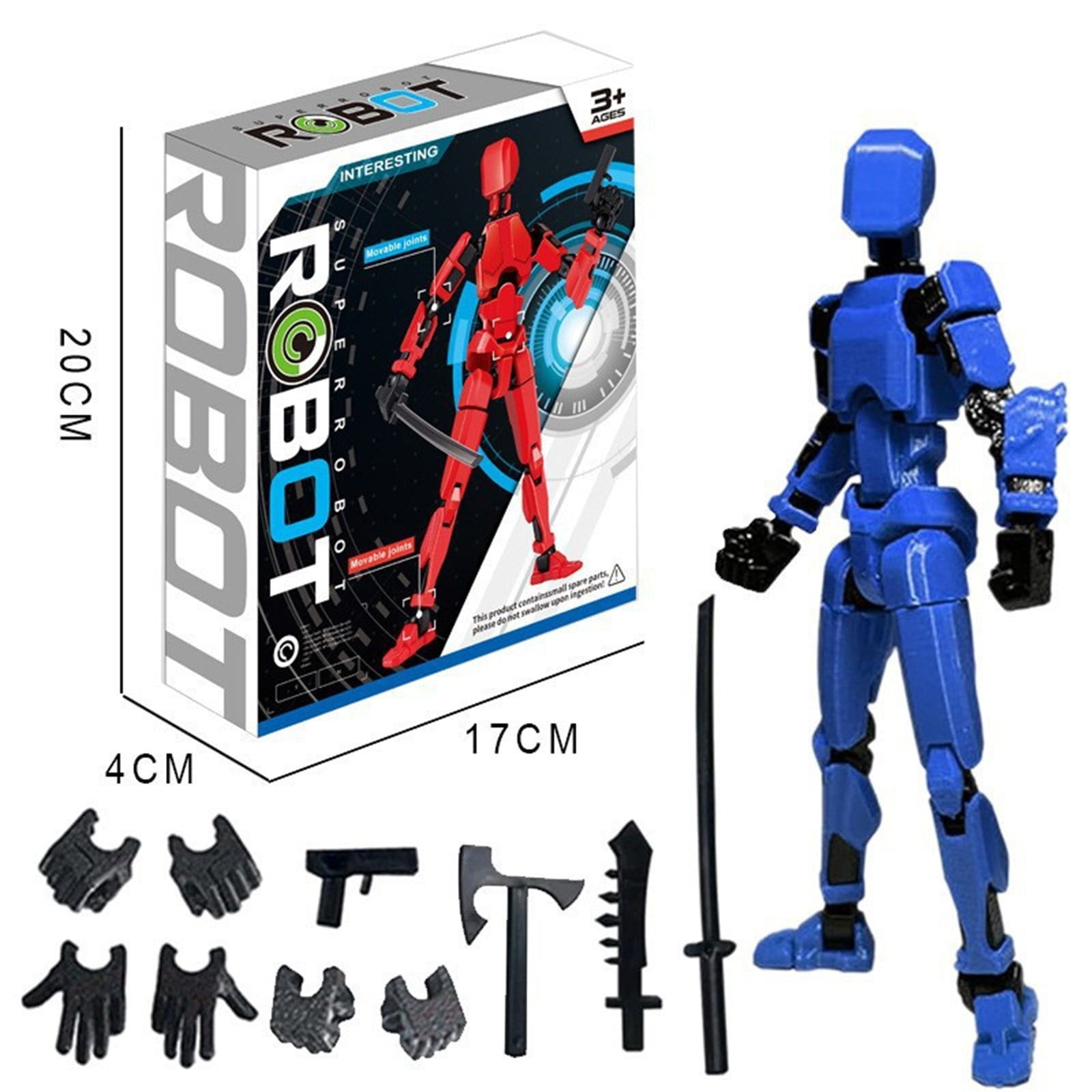 T13 Action Figure, Boxed T13 Action Figure, Titan 13 Robot Action 