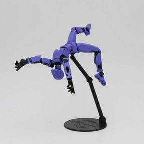 T13 Action Figure Display Stand, Titan 13 Robot Action Figure, 3D Printed Robot 13 Action Figure Support Base, Poseable Model Holder