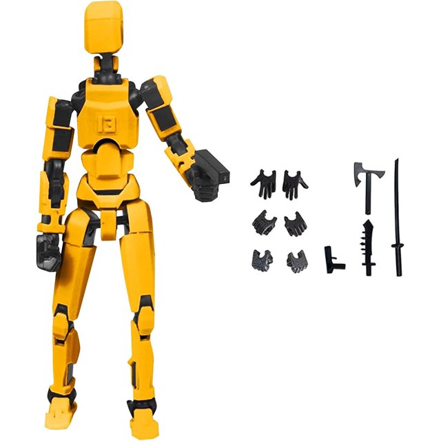 T13 Action Figure, Dummy 13 MultiJointed Figures, Creative Titan 13