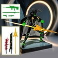 thumbnail image 1 of T13 Action Figure Set, 3d Printed Multi-Jointed Movable Action Figures, Desktop Decorations for Game Lovers Toys,Creative Assembly And Decompression Toys Green, 1 of 3