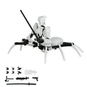 T13 Action Figure Set Already Assembled, T13 3D Printed Action Figures With Weapons Accessories T 13 Lucky Ro-bo Dummy Nova 13 Action Figures, Figura de acci n t13 White