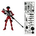 thumbnail image 1 of T13 Action Figure Set, Dummy 13 Magnetic Movable Joints Robot Doll with Customizable Accessories, Creative Decompression Assembly Model for Teens Adults, Cool Gift for Valentine's Christmas Birthday, 1 of 2
