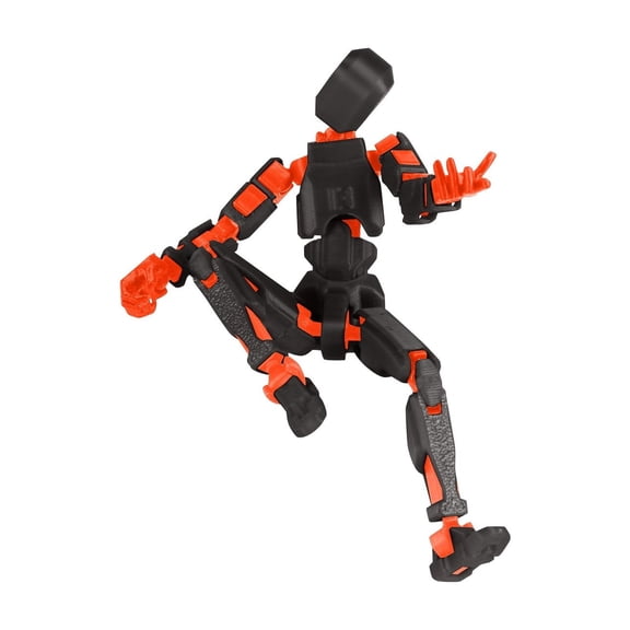 T13 Action Figure Set,Dummy T13 Multi Jointed Movable,for Collectors Desktop Decorations Movability 3D Printed Toys,Nova 13 Action Figures Desktop Decorations for Game Lovers Toy Saffron