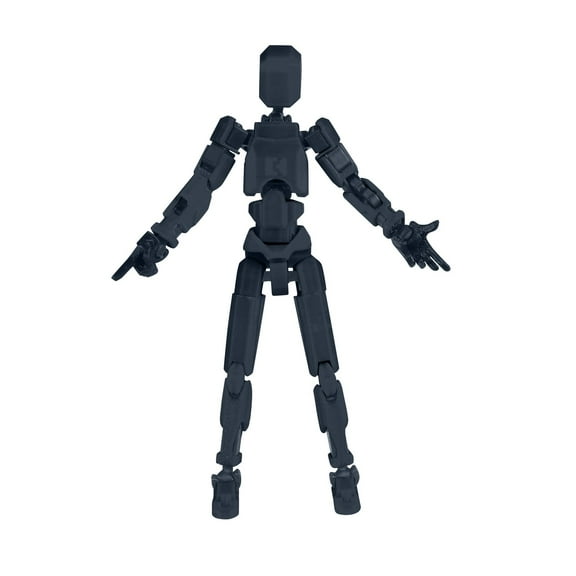 T13 Action Figure Set,Dummy T13 Multi Jointed Movable,for Collectors Desktop Decorations Movability 3D Printed Toys,Nova 13 Action Figures Desktop Decorations for Game Lovers Toy Black