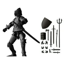 T13 Action Figure, Titan 13 3D Printed Action Figure, Lucky 13 Action Figure, Nova 13 Action Figure Dummy 13 Action Figure (Black)