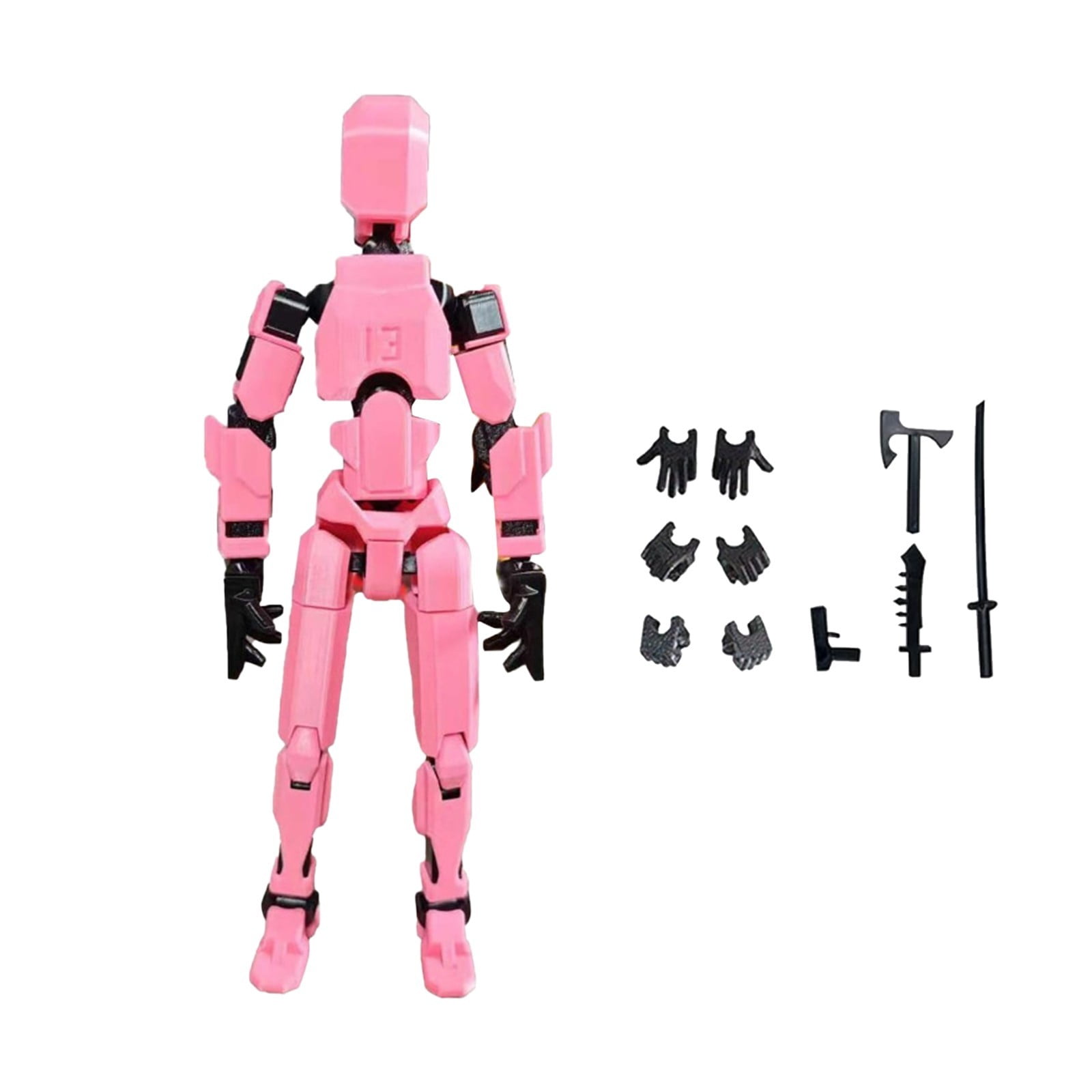 T13 Action Figure, Titan 13 3D Printed Action Figure, Lucky 13 Action ...