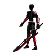 T13 Action Figure, Titan 13 3D Printed Action Figure, N13 Action Figure, Nova 13 Action Figure Dummy 13 Action Figure Black