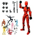 thumbnail image 1 of T13 Action Figure Titan 13 Action Figure Robot Action Figure 3D Printed, 1 of 5
