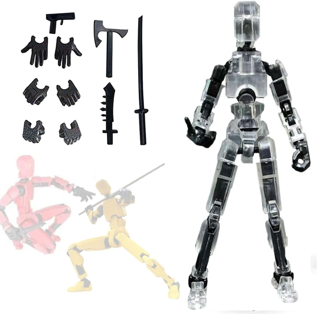 T13 Action Figure, Titan 13 Action Figure 3D Printed Multi-Jointed ...