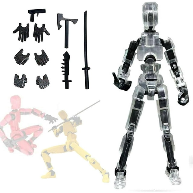 T13 Action Figure, Titan 13 Action Figure 3D Printed Multi-Jointed ...