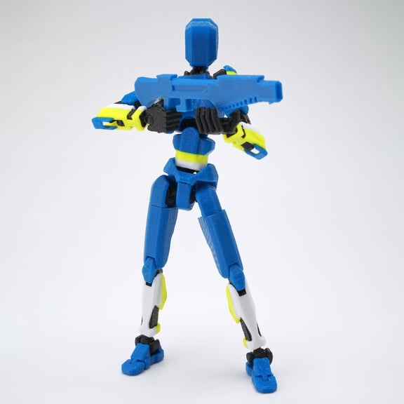 T13 Action Figurines Assembled Dummy 13 Movable Joints Robo Male and Female Figure with Customizable Accessories Set