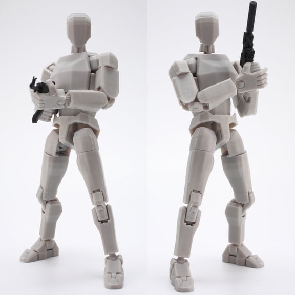 T13 Action Figurines Assembled Dummy 13 Movable Joints Male and Female Robot Doll Figure with Customizable Accessories Set for Teens Adults