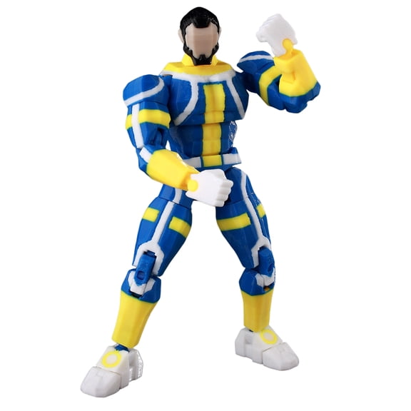 Action Figurines Dummy 13 Multi Jointed 3D Printed T13 Action Figure Invincible Collectible Display Model Set