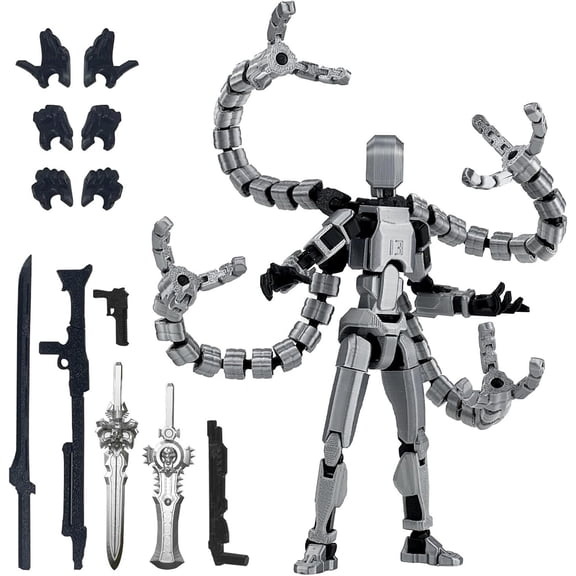 T13 Already Assembled Doc Ock Action Figure Accessories,T13 Multi-Jointed Movable,for Collectors Desktop Decorations t-13 Movability 3D Printed Toys