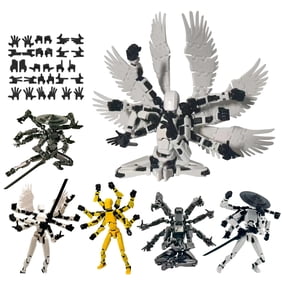 T13 Invincible,Already Assembled T13 Action Figure Accessories,T13 Multi-Jointed Movable 3D Printed Toys,Birthday Gift