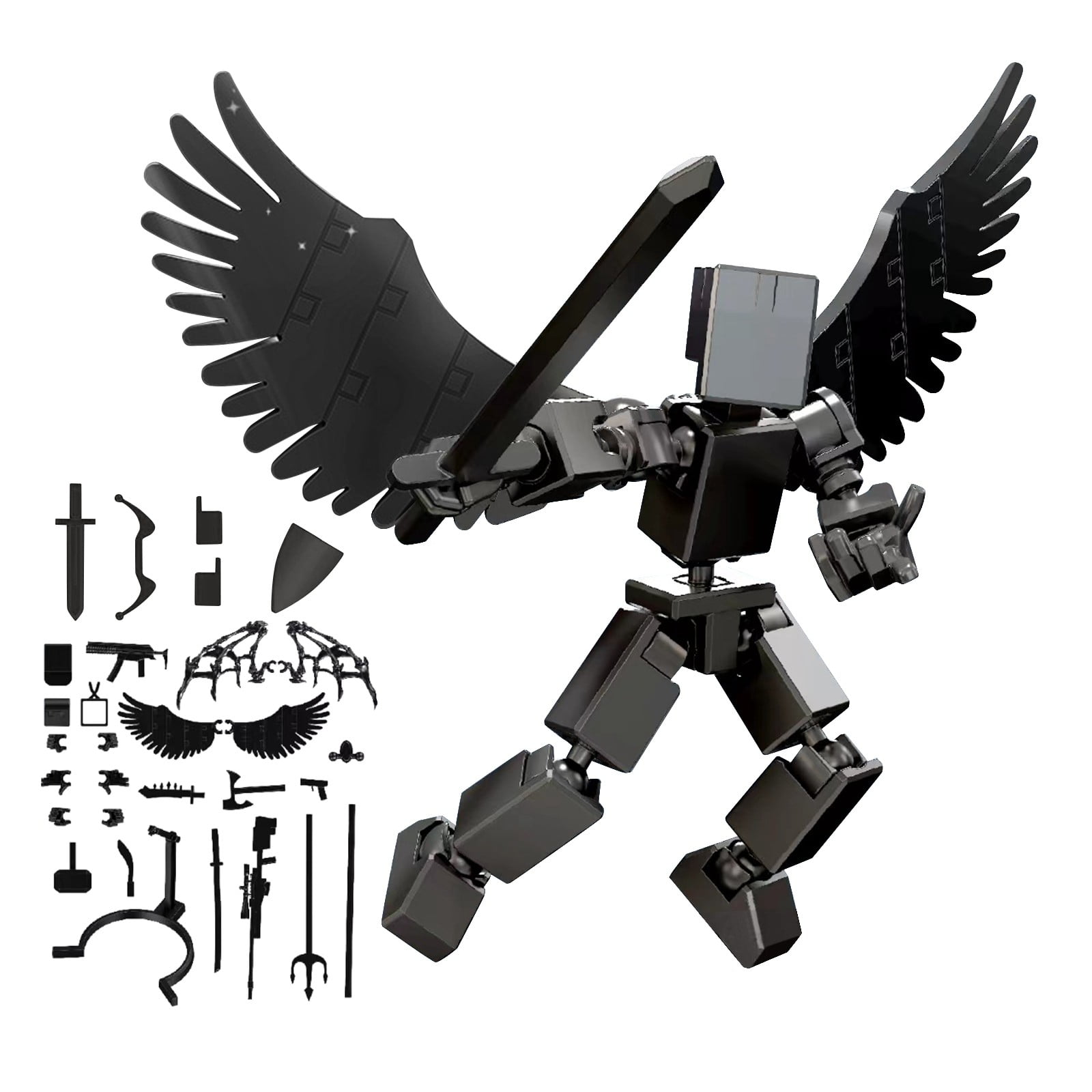 T13 Mini Hip Hop T 13 Action with Wings Rich Accessory Package Model ...