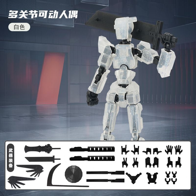 T13 (Need Assemble) 3D Printed Action Figure, Dummy 13 Robot Action