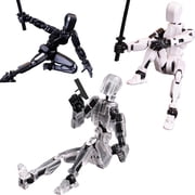 T13 Robot Action Figure, Titan 13 Collectible Model, 3D Printed Robo 13 Figure, Some Assembly Required, Stylish Desktop Decoration, Creative Gift for Birthdays/Anniversaries